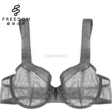 bangladeshi ladies hot sexy photo plus size wide strap sexy full transparent lace underwear fancy girls bra picture